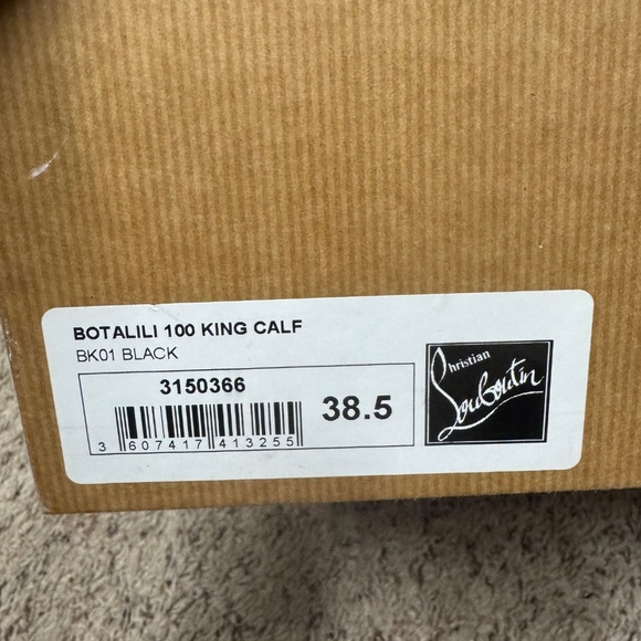 Louboutin knee high letter boots. - Picture 5 of 5